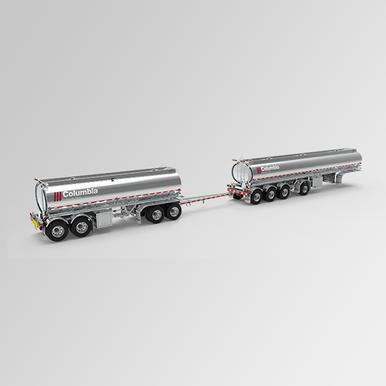 4 AXLE 10,800 USG MULTI-COMPT<br> LEAD TRAILER & 4 AXLE 6,500 USG <br>MULTI-COMPT PUP TRAILER